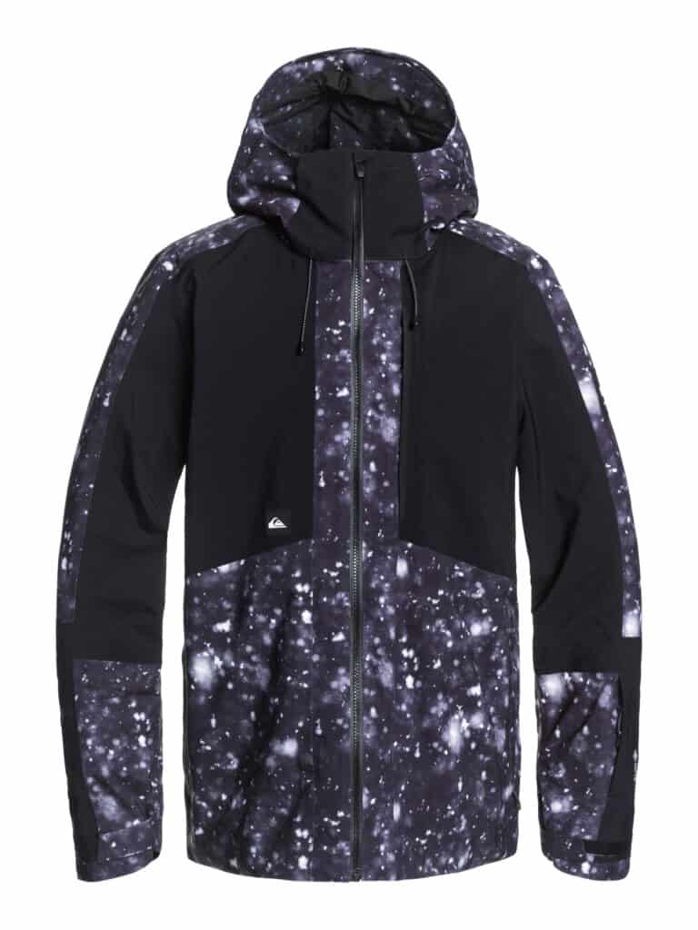Snow jacket design from Quiksilver Recycled for Radness collection.