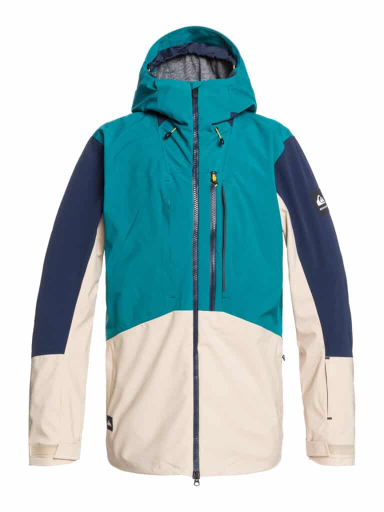 Snow jacket design from Quiksilver Recycled for Radness collection.