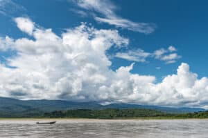 Boat on the Ene river, Cutivireni, Peru, home to the indigenous Asháninka people (Image credit: Cool Earth)