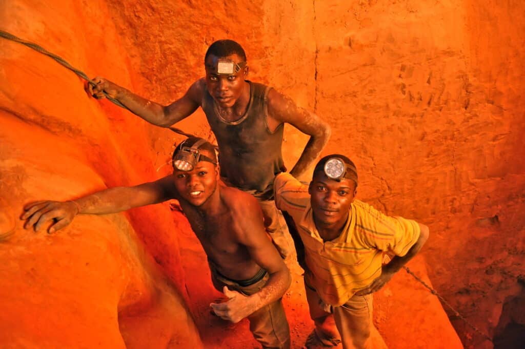 Young mine workers with inadequate health and safety provision